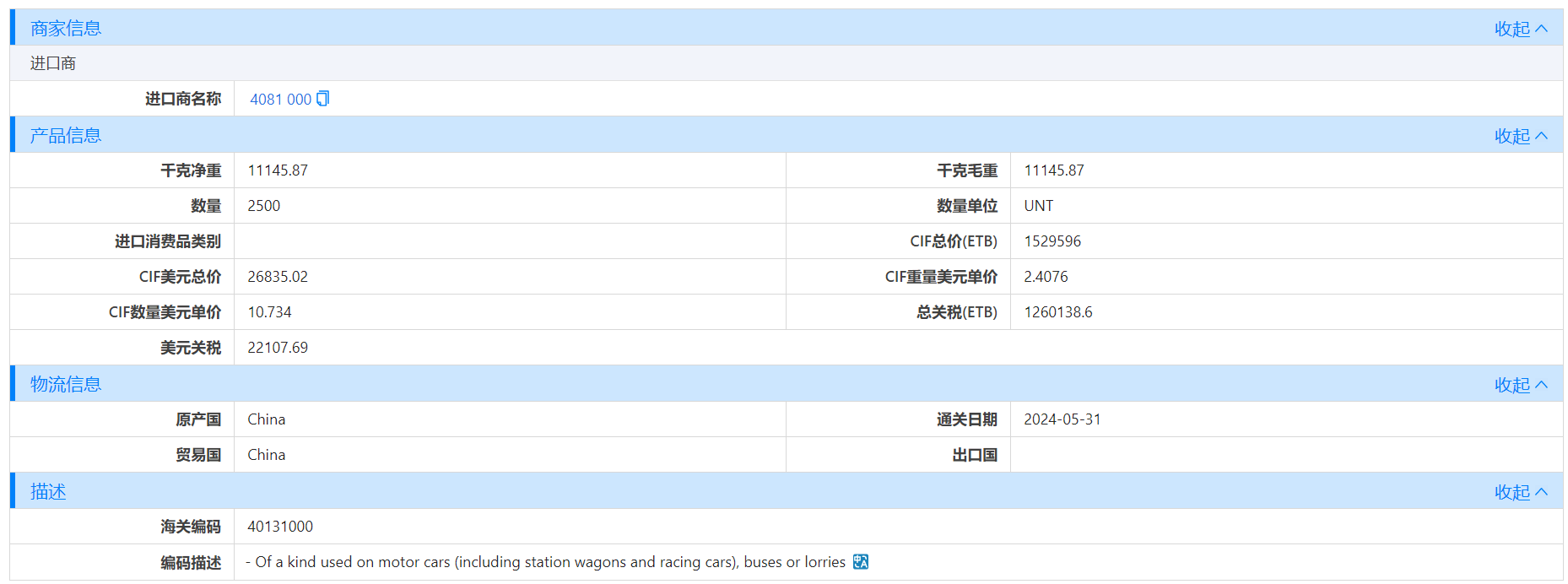 埃塞俄比亚海关数据,海关数据,EVO视讯官网海关数据